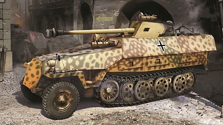 DML SdKfz 251/22 Ausf D Halftrack w/nv 1-35