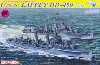 DML USS Laffey DD-459 1942 Smart Kit Plastic Model Destroyer Kit 1/700 Scale #7086