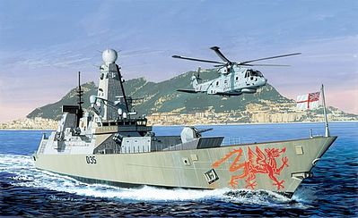 DML HMS Dragon Type 45 Batch 2 Destroyer Plastic Model Destroyer Kit 1/700 Scale #7109