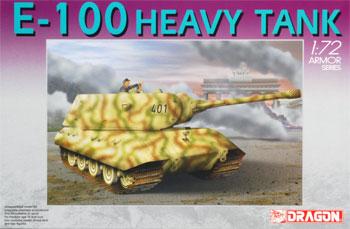 DML German Heavy Tank E-100 Plastic Model Tank Kit 1/72 Scale #7256