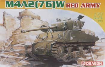DML M4A2(76)W Red Army Tank Plastic Model Tank Kit 1/72 Scale #7275