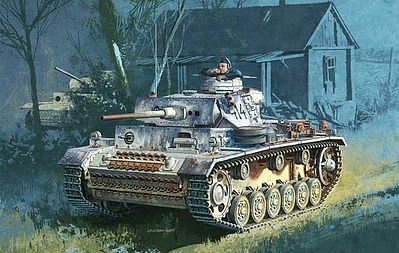 DML Pz.Kpfw.III Ausf.M w/Wading Muffler Armor Pro Plastic Model Tank Kit 1/72 Scale #7290