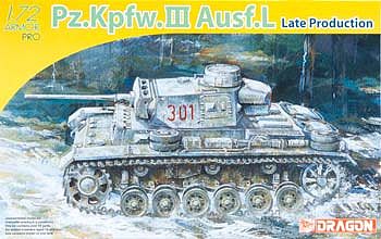 DML PzKpfw III Ausf L Late Production Tank Plastic Model Tank Kit 1/72 Scale #7385