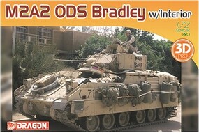 DML M2A2 ODS Bradley Tank w/Interior Plastic Model Military Vehicle Kit 1/72 Scale #7414