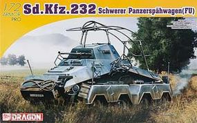 Sd.Kfz.232 Schwerer Panzerspahwagen Plastic Model Armored Vehicle 1/72 Scale #7429