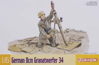 DML German 8cm Granatwerfer 34 Plastic Model Weapons Kit 1/6 Scale #75009