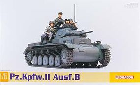 DML Pz.Kpfw II Ausf.B Plastic Model Military Vehicle Kit 1/6 Scale #75025