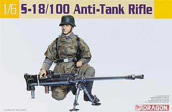 DML S18/100 Anti-Tank Rifle Plastic Model Weapons Kit 1/6 Scale #75032