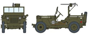 DML 1/4-Ton 4x4 Truck with .30 cal Machine Gun Plastic Model Kit 1/6 Scale #75050