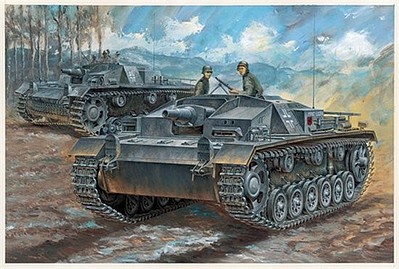 DML Stug.III Ausf.C/D Plastic Model Military Vehicle 1/72 Scale #7553