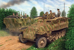 DML SdKfz 251/7 Ausf D Pionierpanzerwagen Plastic Model Military Vehicle 1/72 Scale #7605