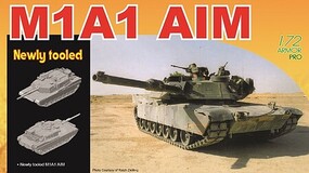 DML M1A1 Abrams AIM Tank (New Tooled Parts) Plastic Model Military Vehicle Kit 1/72 Scale #7614