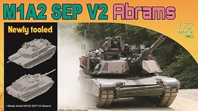 DML M1A2 Abrams SEP V2 Tank Plastic Model Military Vehicle Kit 1/72 Scale #7615