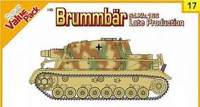 Brummbar SdKfz 166 Late Tank w/Crew East Prussia Plastic Model Tank Kit 1/35 Scale #9117