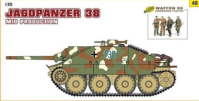 DML Jagdpanzer 38 (Hetzer) Mid Production Tank Plastic Model Tank Kit 1/35 Scale #9148