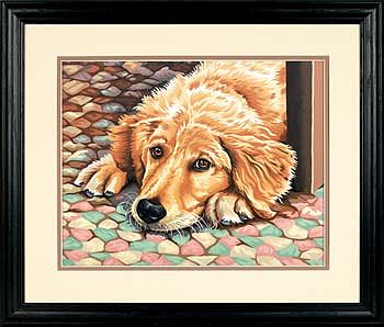 Dimensions Dog Tired Paint By Number Kit #73-91431