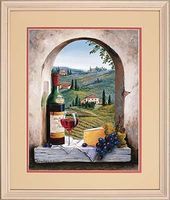 Dimensions Tuscan View Paint By Number Kit #73-91441 Dimensions Tuscan View Paint By Number Kit #73-91441