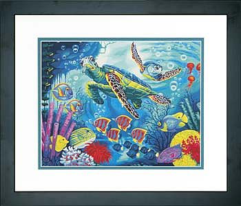 Dimensions Sea Turtles Paint By Number Kit #73-91454