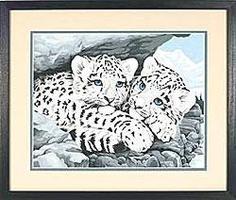 Snow Leopard Cubs Paint By Number Kit #91079