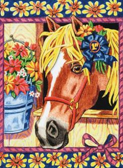 Dimensions Blue Ribbon Pony Pencil By Number Kit #91113