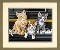 Musical Trio (Cats/Piano) Paint By Number Kit #91144