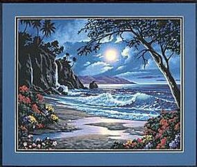 Moonlit Paradise Paint By Number Kit #91185