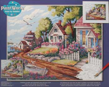Dimensions Cottages by the Sea Paint By Number Kit #91290