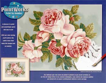 Dimensions Heirloom Roses Paint By Number Kit #91299