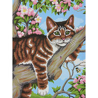 Dimensions Lazy Cat Paint By Number Kit #91478 Dimensions Lazy Cat Paint By Number Kit #91478
