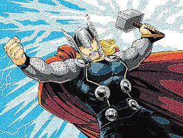 Dimensions Thor (Super Hero) Pencil By Number Kit #91500 Dimensions Thor (Super Hero) Pencil By Number Kit #91500