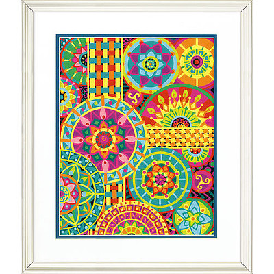 Dimensions Mandala Montage Med Paint By Number Kit #91542