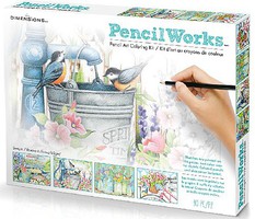 Garden Blooms Variety Pack Pencil by Number (4 9