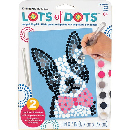 Dimensions Dog Dot Painting