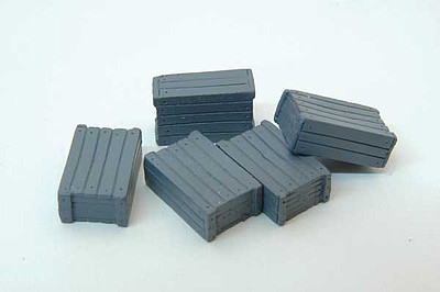Durango Packing Case Crate Large (5) HO Scale Model Railroad Building Accessory #157