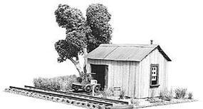 Durango HOn3 Handcar Shed with Car Kit HOn3 Scale Model Railroad Building #29