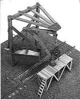 Durango Ashpit Kit (3-3/4'' x 2-5/8'') HO Scale Model Railroad Building Accessory #40