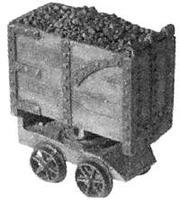 Durango Mine Car Kit 18'' Gauge HO Scale Model Train Freight Car #43