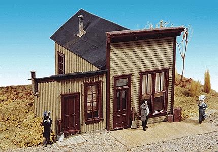 Durango The Newspaper Office Kit (3-5/8 x 3-1/2) HO Scale Model Railroad Building #56