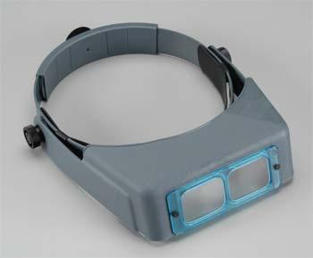 Headband Magnifier Headset Magnifying Visor with 4Glass Optical Lens Plates