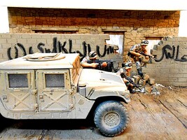 DioramasPlus 1/35 Baghdad Breakdown Iraqi Street Scene Ruined Building Front w/Base (8''x10'') DioramasPlus 1/35 Baghdad Breakdown Iraqi Street Scene Ruined Building Front w/Base (8''x10'')
