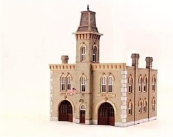 Fire Station No. 3 Kit (6-3/4 x 5-13/16'')