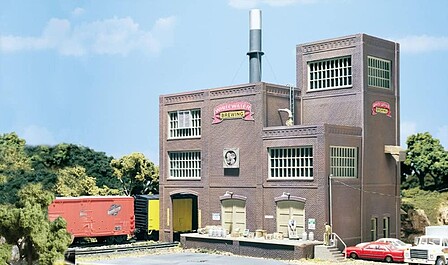 Design-Preservation Whitewater Brewing Kit (6 x 9-1/2) HO Scale Model Railroad Building #40200