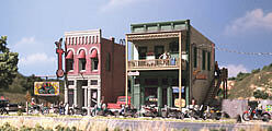 Design-Preservation Popa Weelies Saloon & Dew Duckn Cafe Kit HO Scale Model Railroad Building #40700