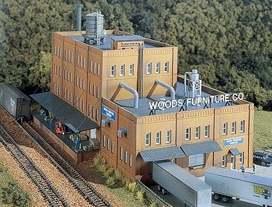 Design-Preservation Woods Furniture Co. Kit (11 x 7) N Scale Model Railroad Building #66000