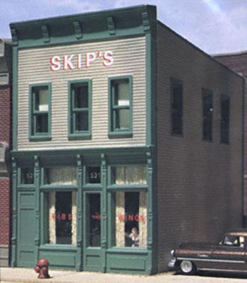 Design-Preservation Skips Chicken & Ribs Kit HO Scale Model Railroad Building #woo10500