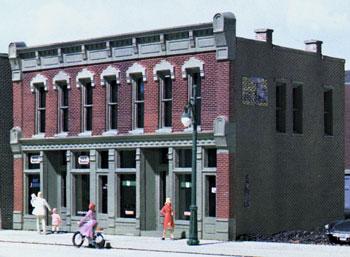 Design-Preservation Front Street Building Kit HO Scale Model Railroad Building #woo12000