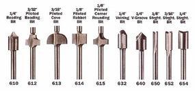 Dremel 3/32'' Router Bit Piloted Beading (1/8'' shank) Rotary Power Tool Grinding Bit #612 Dremel 3/32'' Router Bit Piloted Beading (1/8'' shank) Rotary Power Tool Grinding Bit #612