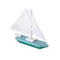 Darice Sailboat Wooden Model Kit w/Cloth Sails (7''x6'') Wooden Construction Kit #916904 Darice Sailboat Wooden Model Kit w/Cloth Sails (7''x6'') Wooden Construction Kit #916904