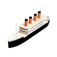 Darice Titanic Wooden Model Kit (7x2) Wooden Construction Kit #917891