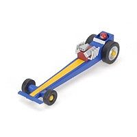 Darice Drag Racer Wooden Model Kit (7x2) Wooden Construction Kit #917988